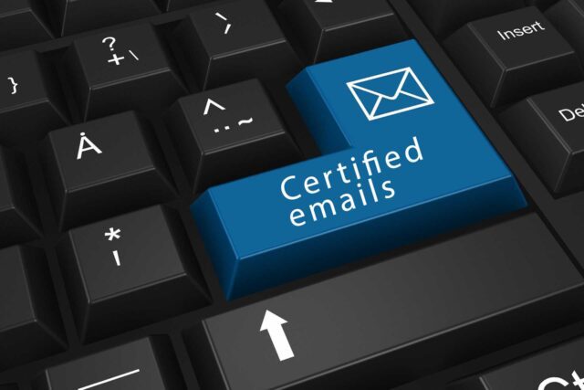 What is a certified email?